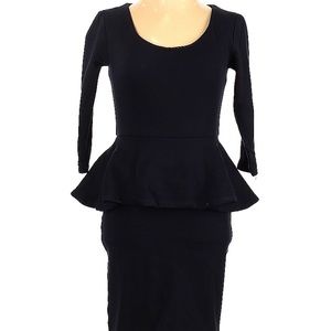 Alice + Olivia peplum dress sz 0